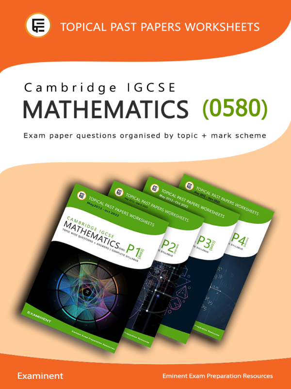 IGCSE Maths questions by topic with answers PDF