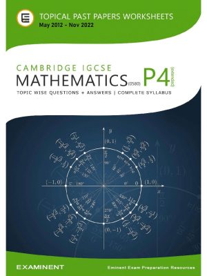 Cambridge IGCSE Mathematics (0580) Paper 4 [Extended] :: Topical Past Paper Questions E-book