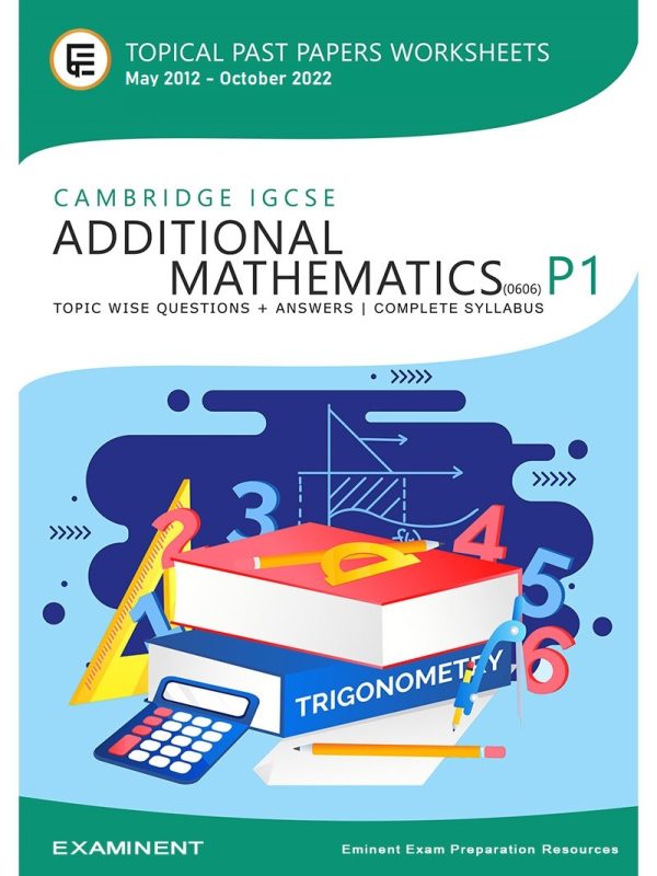 IGCSE Additional Mathematics Paper 1 Topical Past Paper Questions PDF