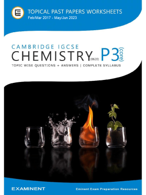 Cambridge IGCSE Chemistry (0620) Paper 3 [Core] Topical Past Paper Questions E-book