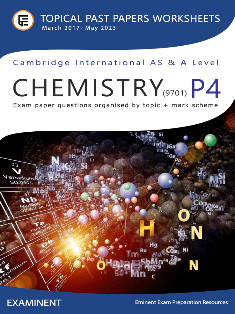 AS & A Level Chemistry Topical Past Papers (9701)