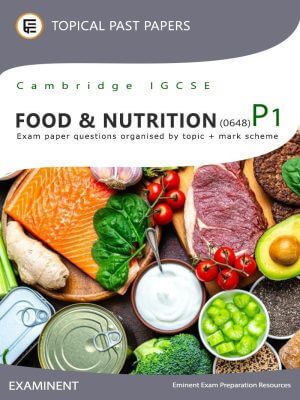 IGCSE Food and Nutrition (0648) :: Topical Past Papers PDF
